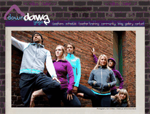 Tablet Screenshot of downdawgyoga.com